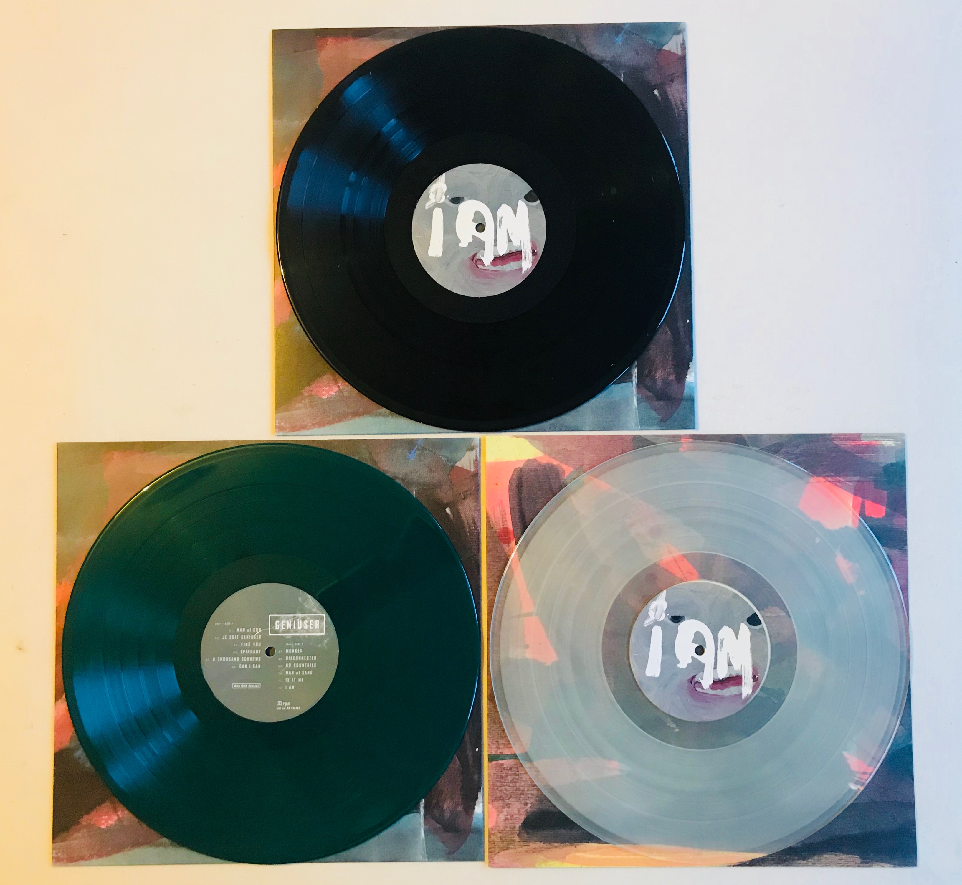 I AM – LP (GREEN/BLACK/GREY)